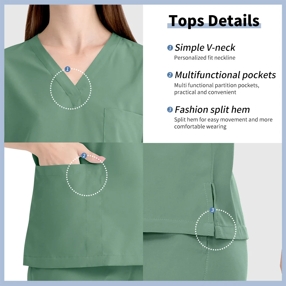 Tierklinik Veterinär Peelings Set Frauen Beauty Spa Uniform Zahnmedizin Arbeits kleidung hochwertige medizinische Krankens ch wester Uniform Unisex Anzüge