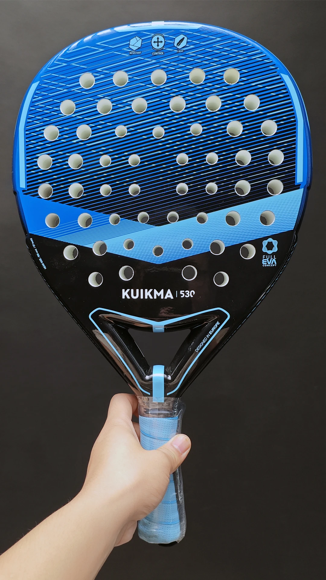 PADEL RACKET KUIKMA 530 HYBRID HARD