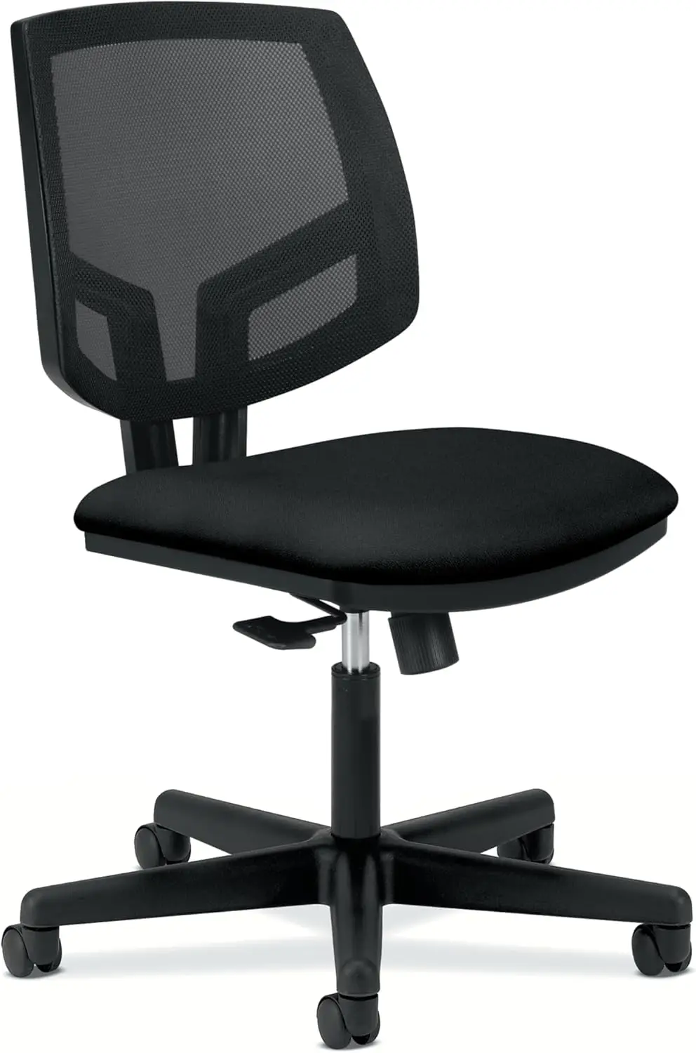 

Volt Fabric Office Chair with Mesh Back, Home Desk Chairs with Wheels, Ergonomic Recline and Center Tilt, Black