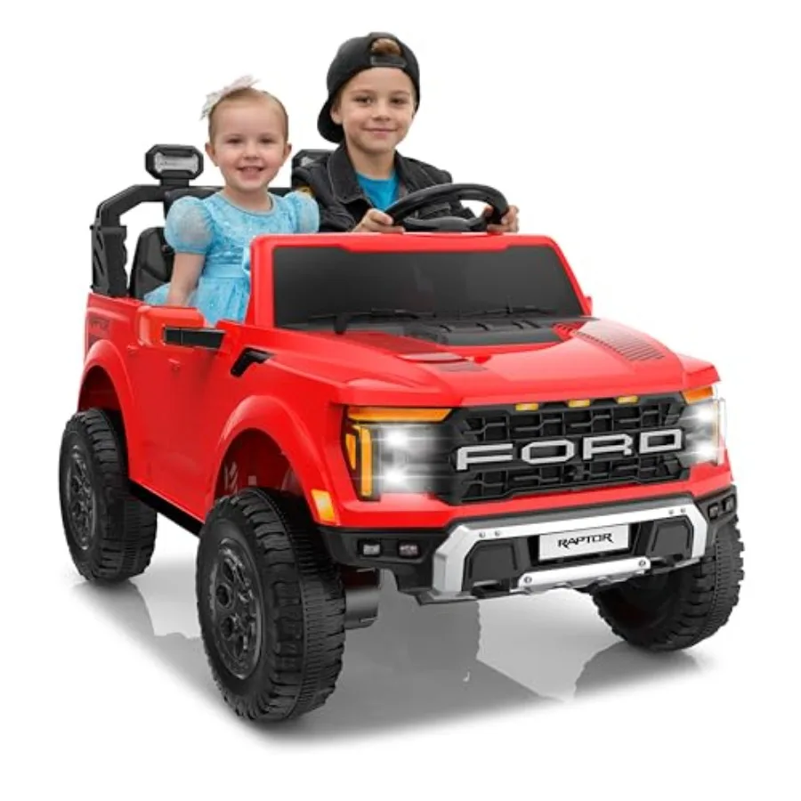 รถยนต์ไฟฟ้า 24V สำหรับเด็ก รุ่น F-150 Raptor ลิขสิทธิ์แท้ 2 ที่นั่ง พร้อมรีโมทคอนโทรล ระบบกันสะเทือน 4 ล้อ รุ่น LE