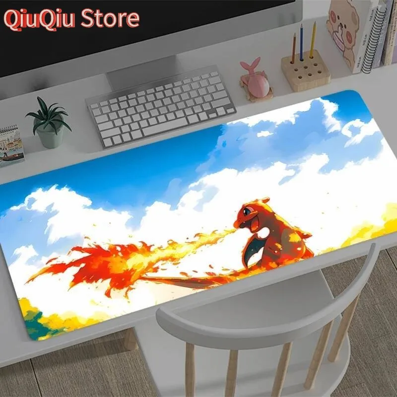 Gaming Mouse Pad P-Pokemons Gamer Computer Accessories Keyboard Table Mat Mousepad Company Laptop Desk mat PC HD Anime Mousepad