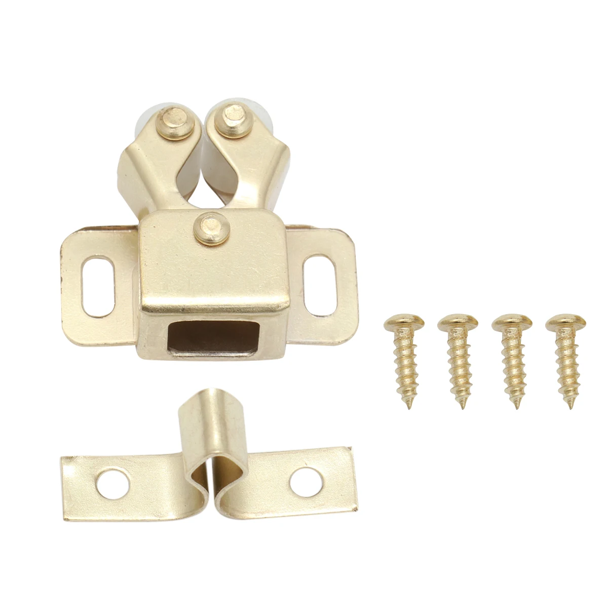 

10 PCS Wardrobe Door Buckle Steel Cassette Lock Cabinet Spring Ball Locker Baby