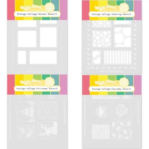 Triângulo e arco-íris quadro quadrado novo estêncil para diy scrapbooking artesanato fabricante álbum de fotos modelo decoração artesanal