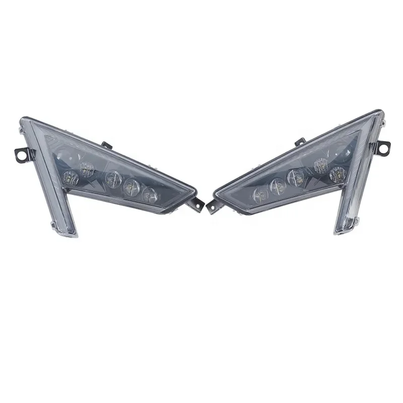 

Suitable for Polaris RZR PRO XP4 2020 2021 2022 Original quality LED black headlamps Amber turn signal indicator DRL