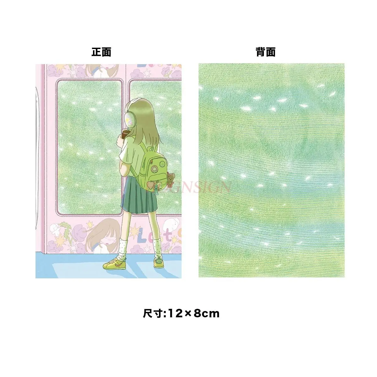 

2шт двухсторонний разделитель открыток прозрачный сепаратор