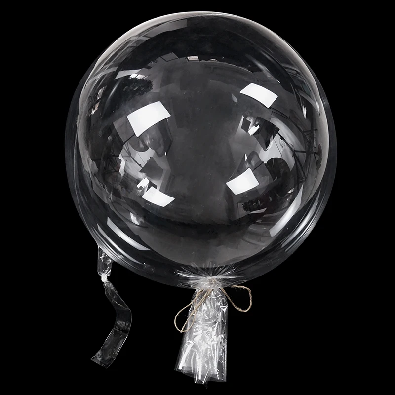 3/5Pcs Large Transparent Bobo Balloons DIY Gift Wrapping Bubble Helium Balloon For Birthday Wedding Party Decoration 22-30inch