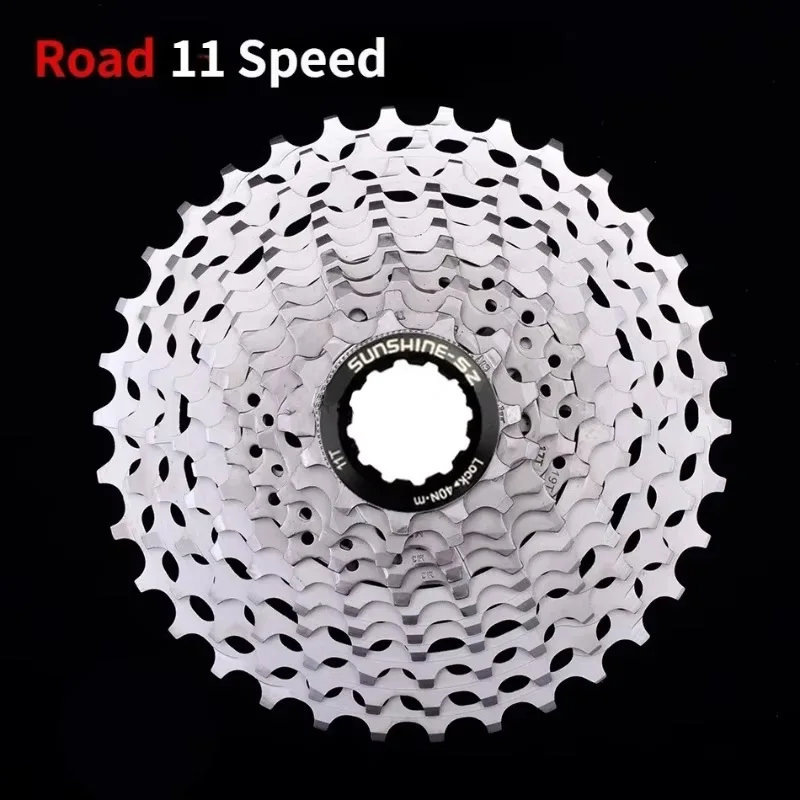 

SUNSHINE 11-speed road cassette for Shimano HG 11 28t 32t 34t 36t cassette 11 speed ultralight Integrated Road bike cassette