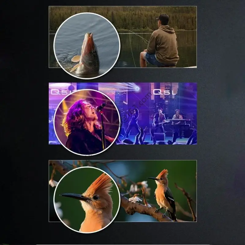 X7AB 3x نظارات مجال التكبير مع نظارات زجاجية اللانثانوم إضافية. 5 متر تركيز وثيق لتعزيز