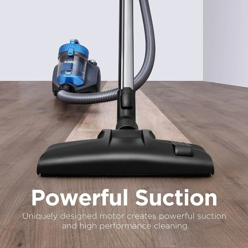 WhirlWind Bagless Canister 2.5L Vacuum Cleaner, Lightweight Vac for Carpets and Hard Floors