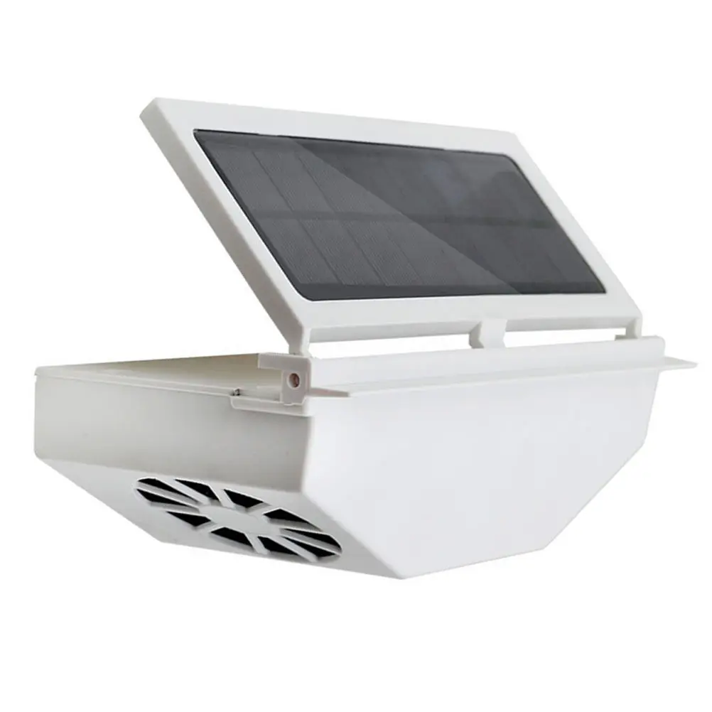 Solar Car Ventilation Fan Solar Powered Cooler for Parked Cars Air Circulation Pet Smell Removal Hot Air Exhaust Energy