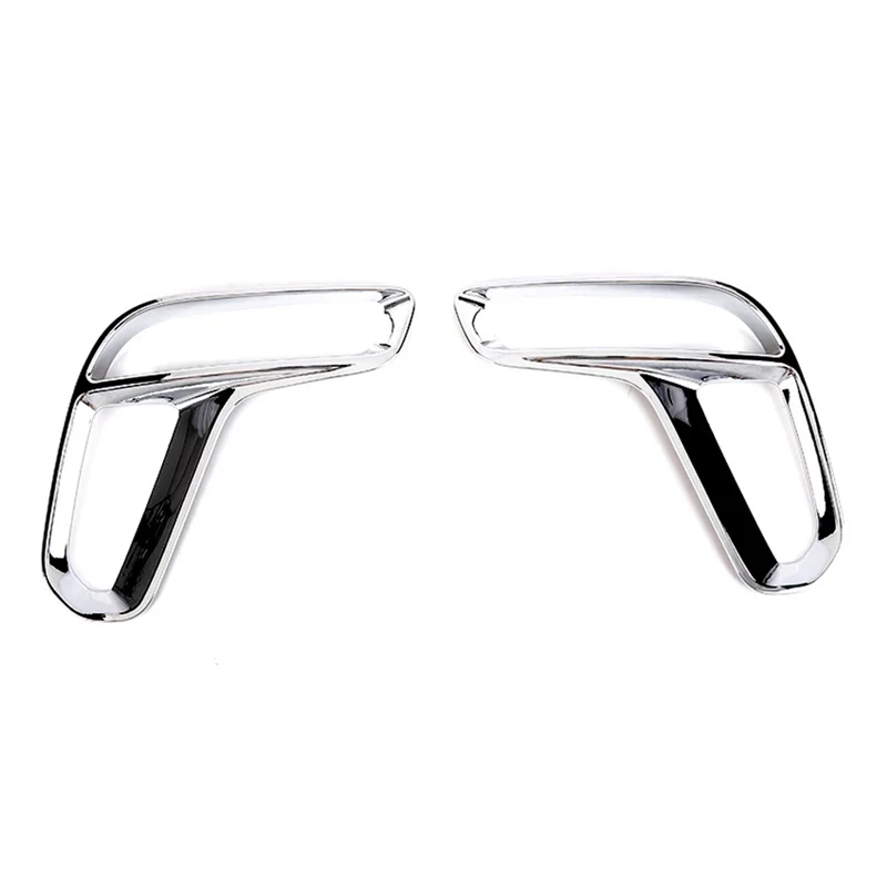 

2 PCS Car Front Fog Light Lamp Cover Trim ABS Decoration Accessories For Dodge Durango 2015-2023