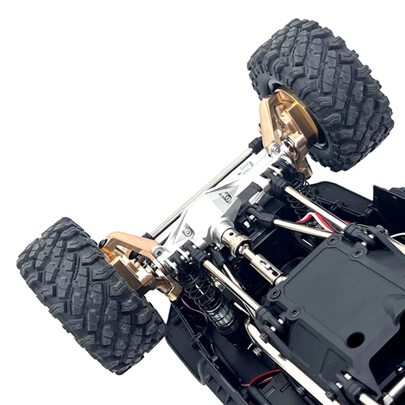 

Stylish-RC Car Upgrade Front Axle Housing Brass Front Cup C Seat Door Axle Cover Kit For MJX 1/12 H12Y H12Y+ RC Car Accessories