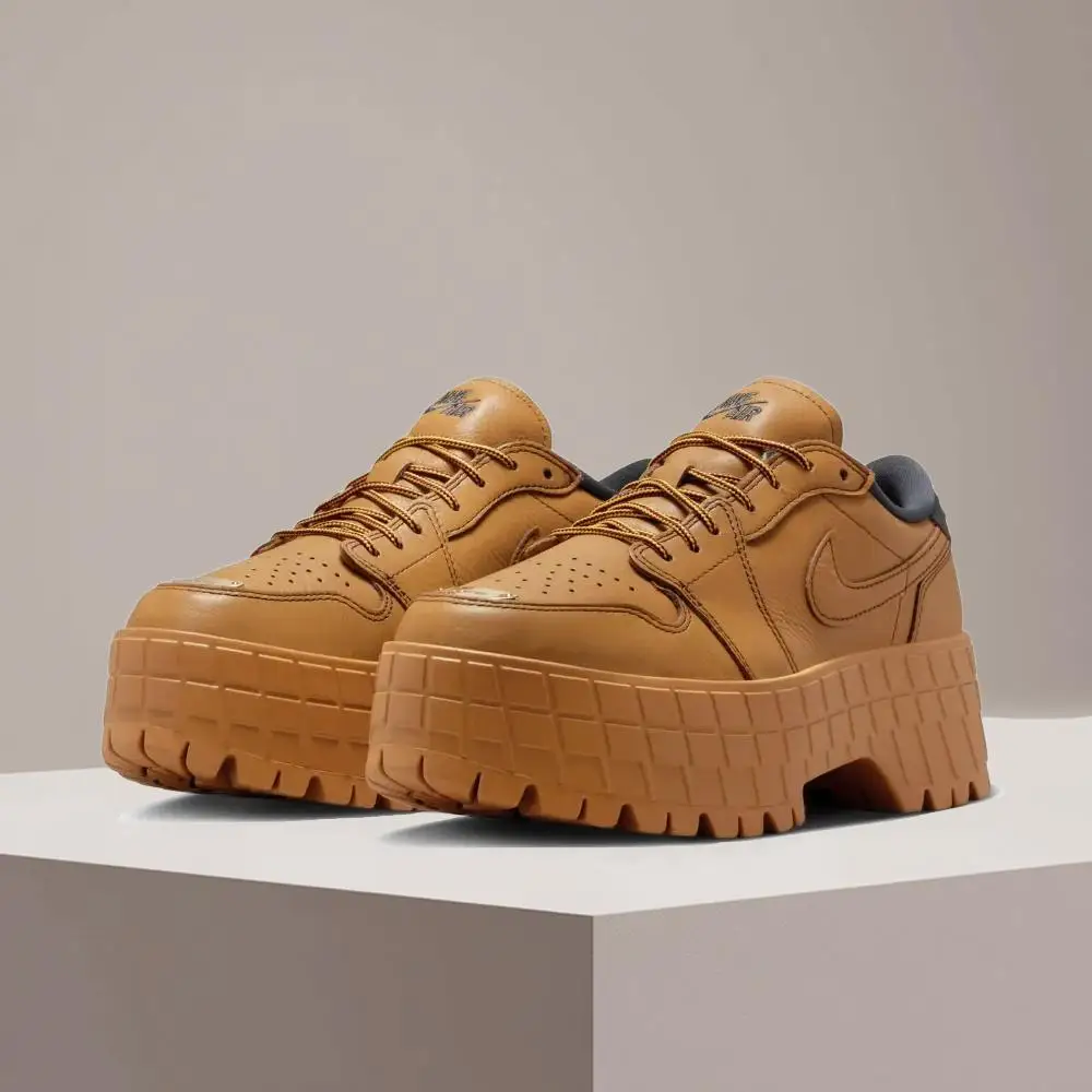 

Женские дышащие и удобные кроссовки Nike AJ1 Jordan: стильные, универсальные, нескользящие, прочные кроссовки с низким верхом HF3184-700