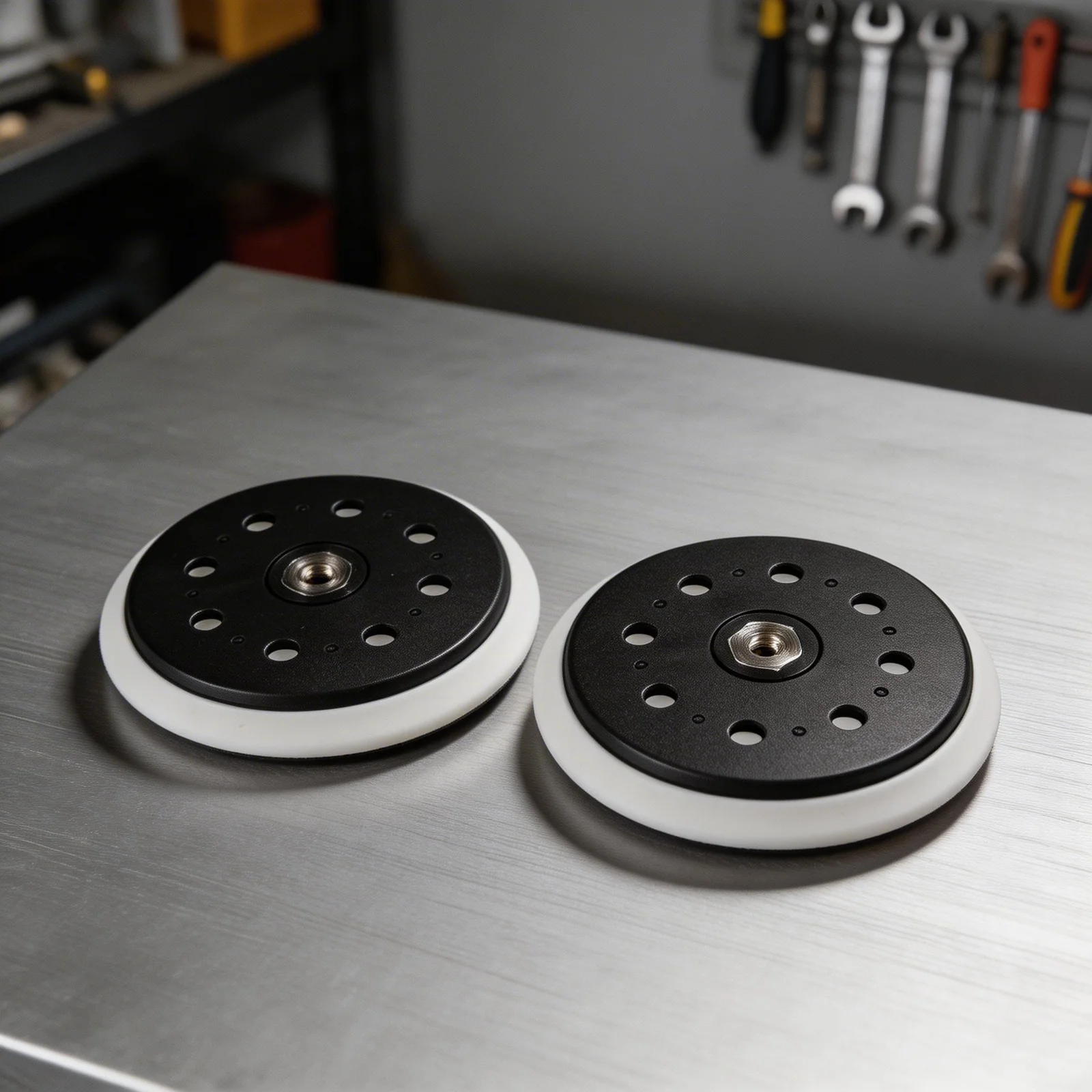 For BO6050J For 197314-7 Polishing Disc For Woodworking Long Service Life White And Black Color High-density Hook