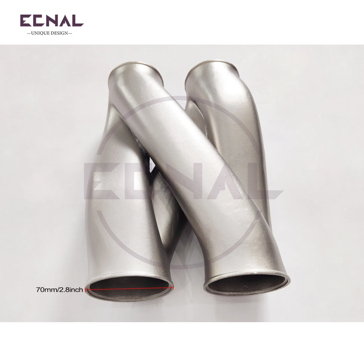 Ecnal Exhaust Mid Pipe Z-Pipe 63.5/70/76mm 2.5/2.75/3inches General-purpose High Quality SS316 Car Sport Exhaust System image 3
