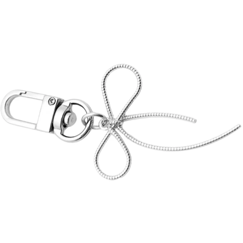 Eye Catching Bows Key Chain Pendant Butterfly Knot Key Rings for Phones Jewelry Dropship