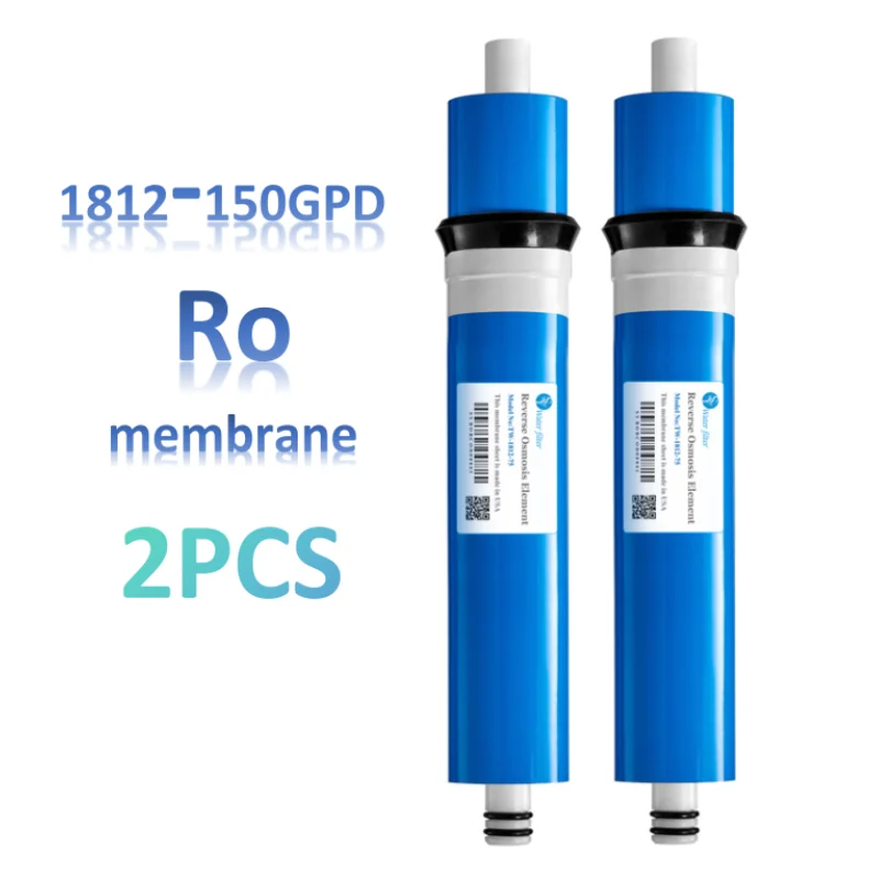 

1812-150GPD 2pcs Kitchen reverse osmosis RO membrane purifier, water filter under sink