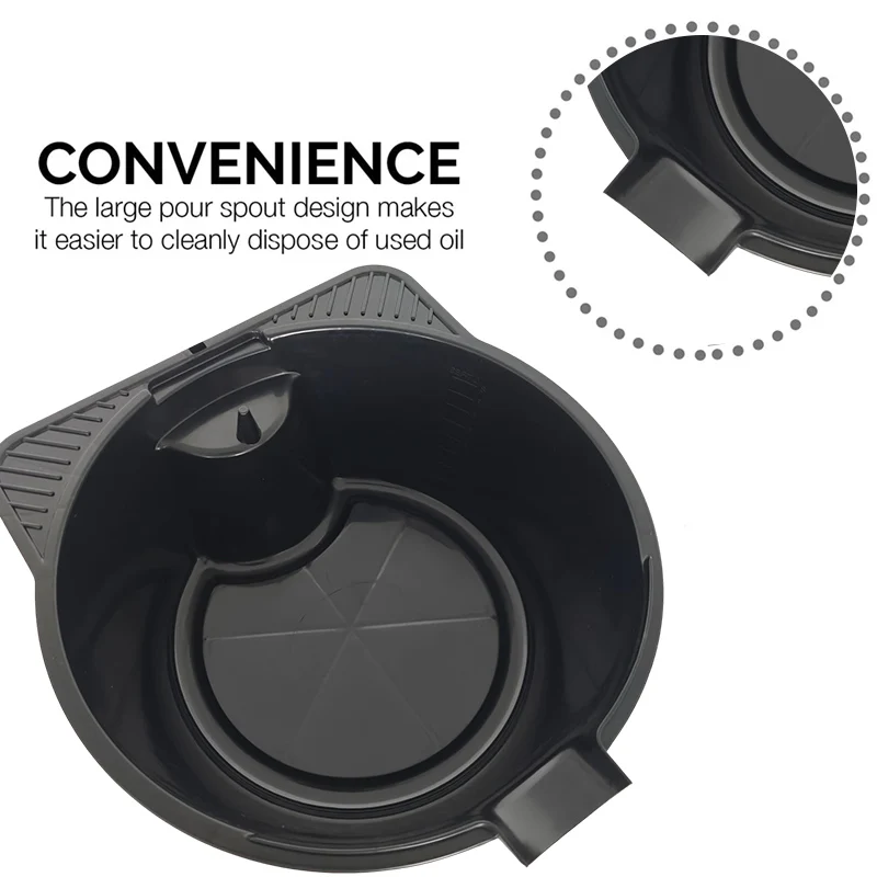 

Car Oil Pan Filling 8 Liter Plastic Oil Change Equipment Portable Oil Drain Pan Prevents Spills Leak-Proof Car Repair Tool