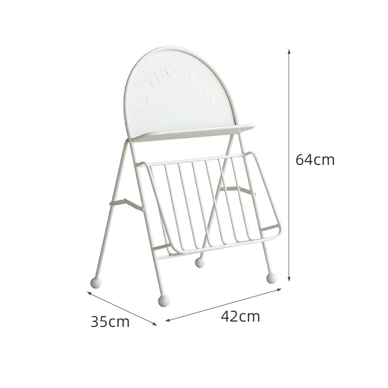 Modern Magazine Rack Desktop Bookshelf Iron Art Living Room Folding Magzine Book Storage Rack Creative Home Decor