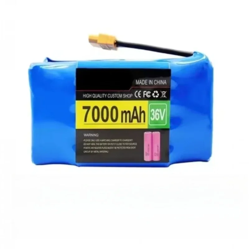 For 36V 7Ah 10S2P Li-lon Rechargeable Battery Pack Electric Battery