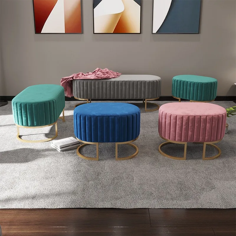 Shoe changing stool Home door Simple sofa Small stool Bedroom bedside stool