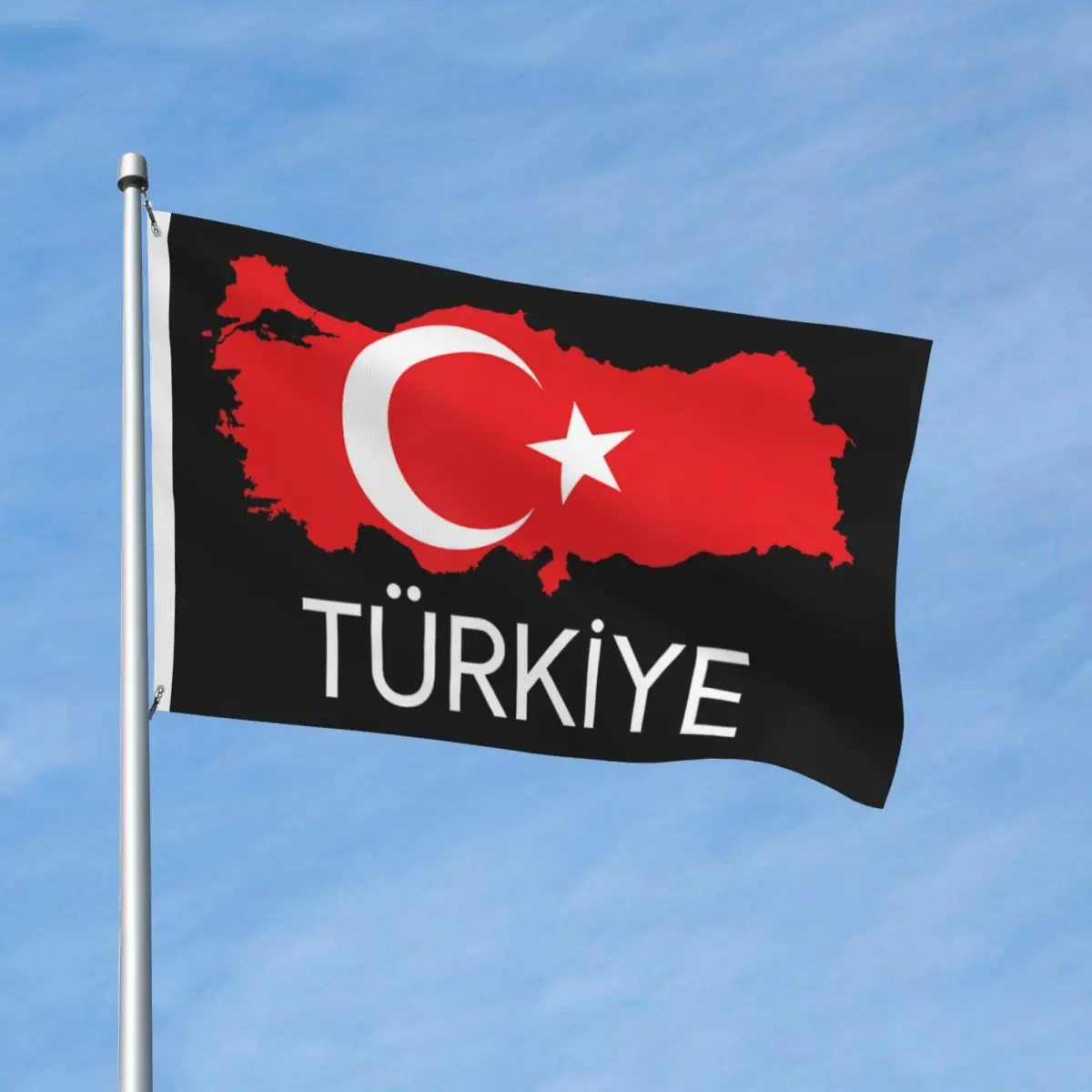 3x5 ft Turkey Flag Design Turkish Flag Turkey Map Turkiye Flag For College Dorm Room Bedroom Polyester Hanging Flags Banner