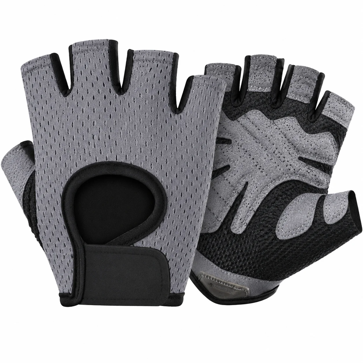 Workout Glove Gym - Grey Workout Gym Gloves 1 Pair,