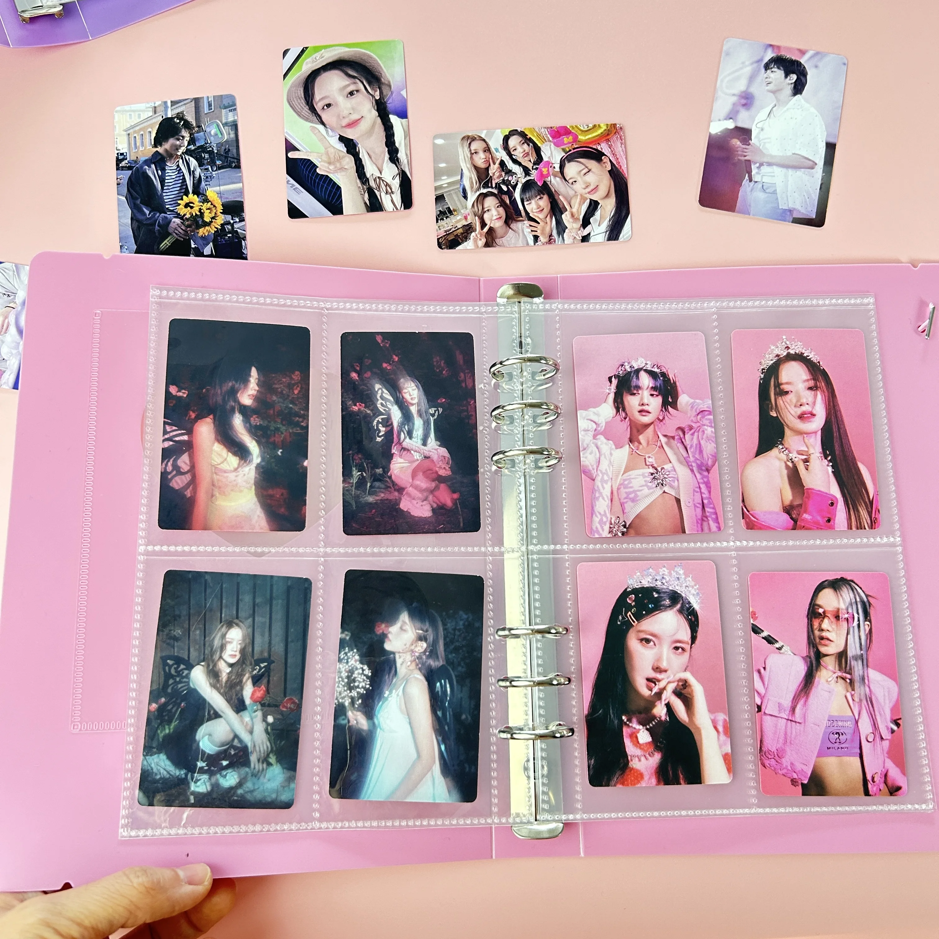 Love Binder Photocards A5 Photo Card Binder Kpop Idol Card Collect Book Binding Machine Picture Albums Storage Album Stationery