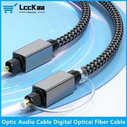 Cyfrowy kabel koncentryczny Toslink SPDIF optyczny przewód Audio LccKaa 1.8m 3m do wzmacniaczy blu-ray Xbox 360 PS4 kabel Soundbar