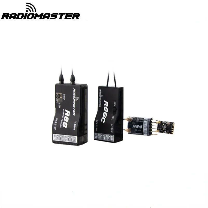 Radiomaster R81 R84 R86C R88 V2 Receiver 2.4G 4CH-8CH Compatible FRSKY D8 for FRSKY Radiomaster Radio