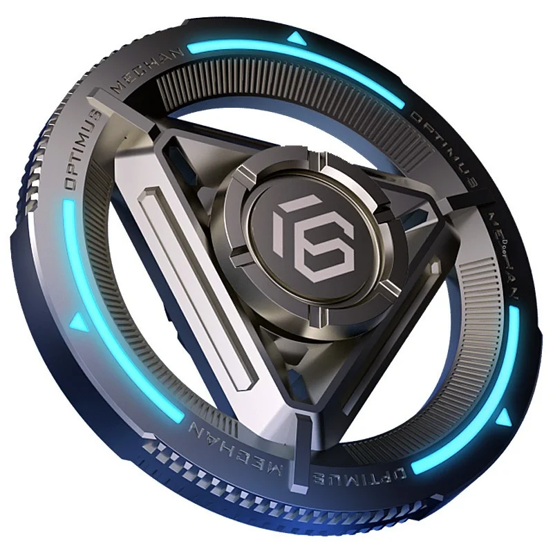 Versione di fascia alta in metallo Fidget Spinner incandescente EDC giocattolo antistress per ragazzi giocattolo per adulti giroscopio con dito in edizione avanzata