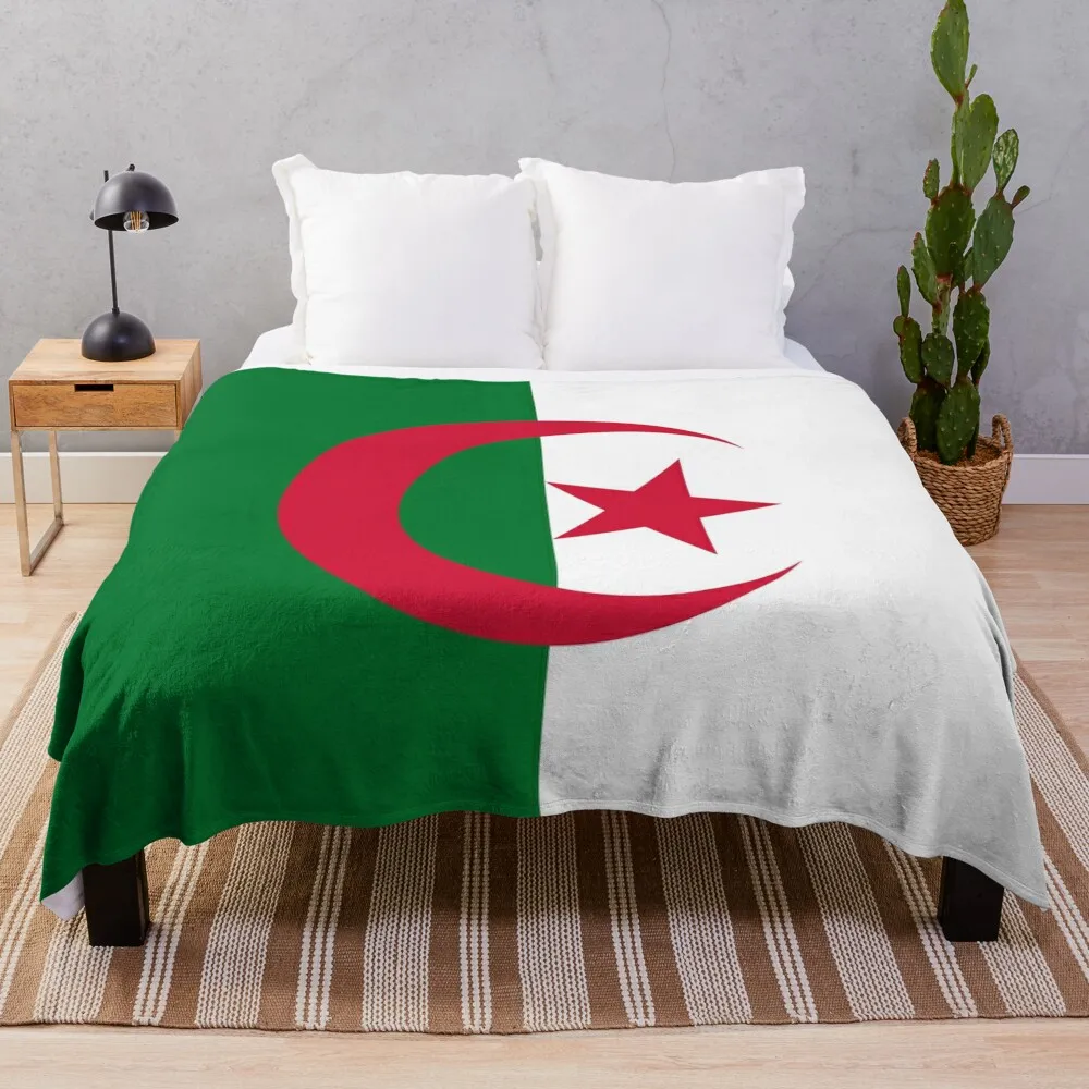 

Algeria Flag Throw Blanket