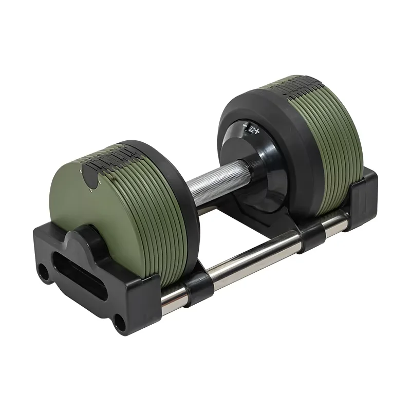 

New Model Steel Adjustable Dumbbell 1kg Increasement 20kg Dumbbell Set Body Building Free Weight Training Electroplating Surface