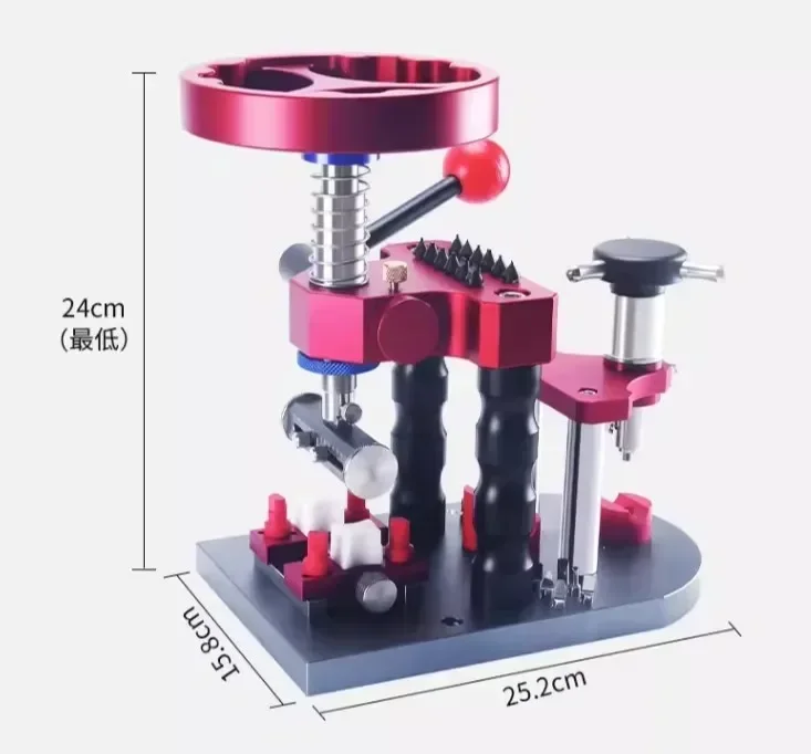 5700 Watch repair tool  opening and capping four-purpose multi-function bottom  and capping machine pry cover rotary press