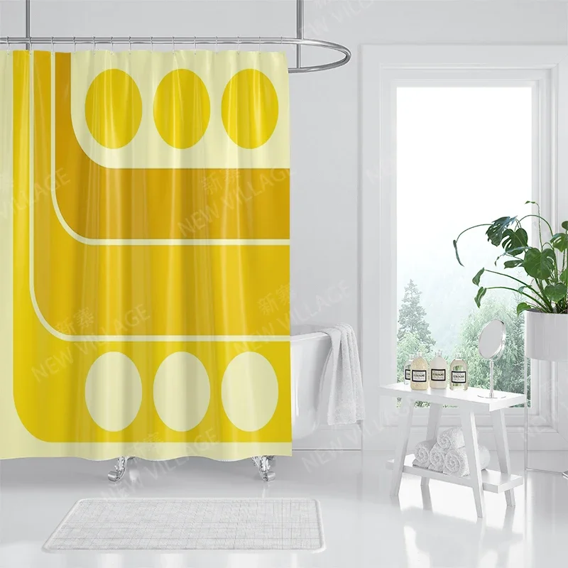 Waterproof fabric shower curtains Bathroom curtain accessories Bath curtain for shower 180x200 240*200 boho decoration abstract