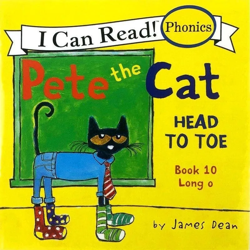 Eu posso ler a série fonética, Pete o CAT, 12pcs eu posso ler a série fonética Pete o gato