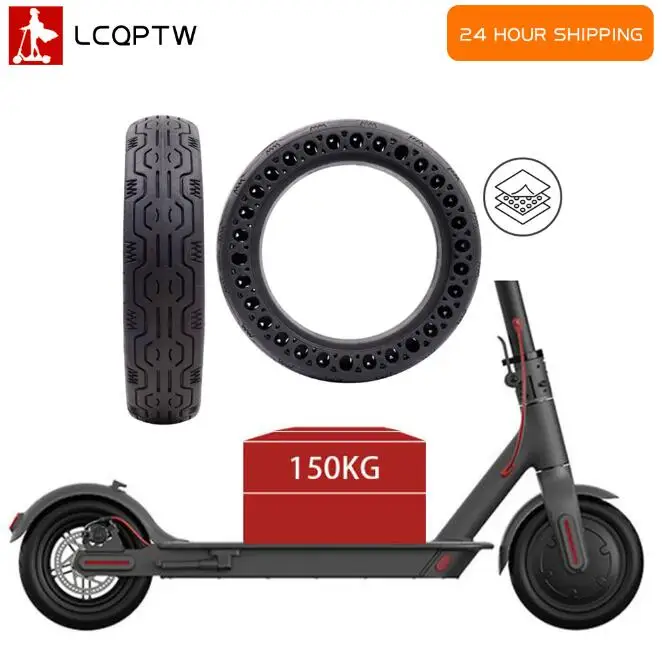 Atualizada, Durável, Antiexplosão, Sem Câmara De Ar, Oco, Sólido,8.5 Polegadas  Borracha for Xiaomi M365 Scooter Elétrico Pneu