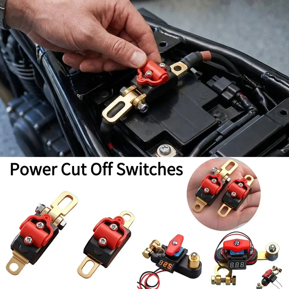 12V Motorcycle Battery Disconnect Switch Kill Switch for Dual Cylinder Water Cooled Motorcycles,Circuit Breaker Power Cut Off