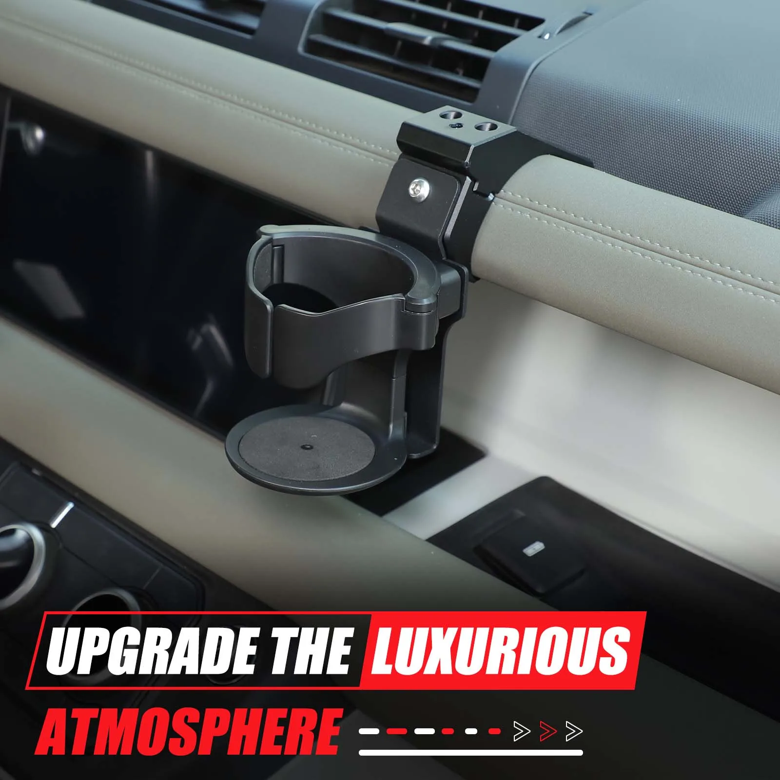 

Для Land Rover Defender 2020 + приборная панель, держатель для стакана с водой, установка на приборную панель автомобиля, держатель для стакана с водой, алюминиевый сплав, 1 шт.