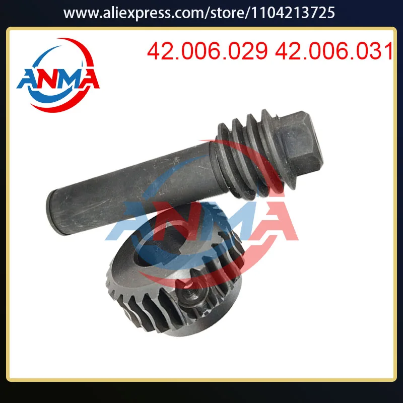 

Комплект червячных шестерен 42.006.029, 42.006.031, M2.006.011 для офсетных печатных машин SM74, MO, GTO52 Heidelberg