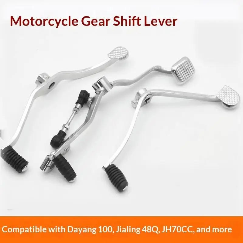 Motorcycle Gear Shift Lever Durable Stainless Steel Anti Slip Foot Pad For DY100 JH70 48Q Mod