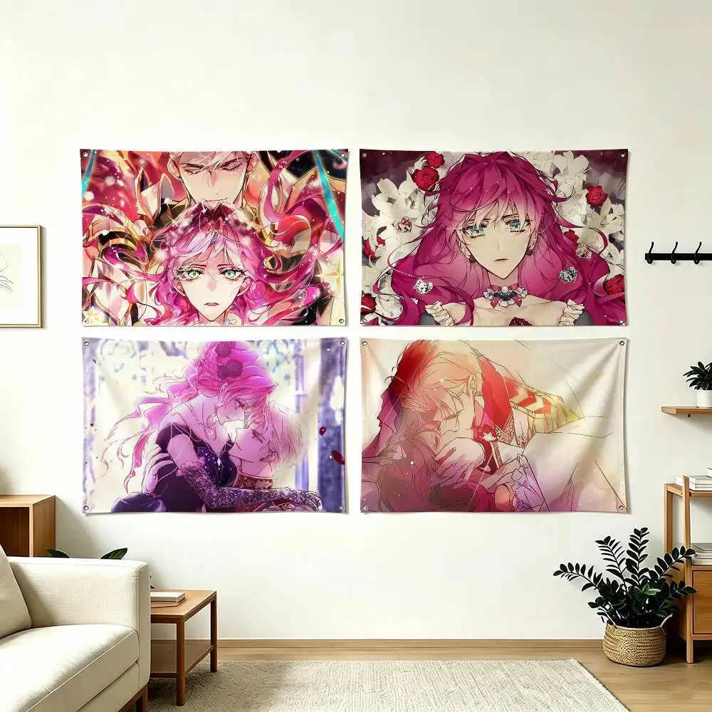 V-Villains Are Destined to Die Webtoon  Flags for Bedrooms Home Decor Items Outdoor Decors Garage Decoration Flaga