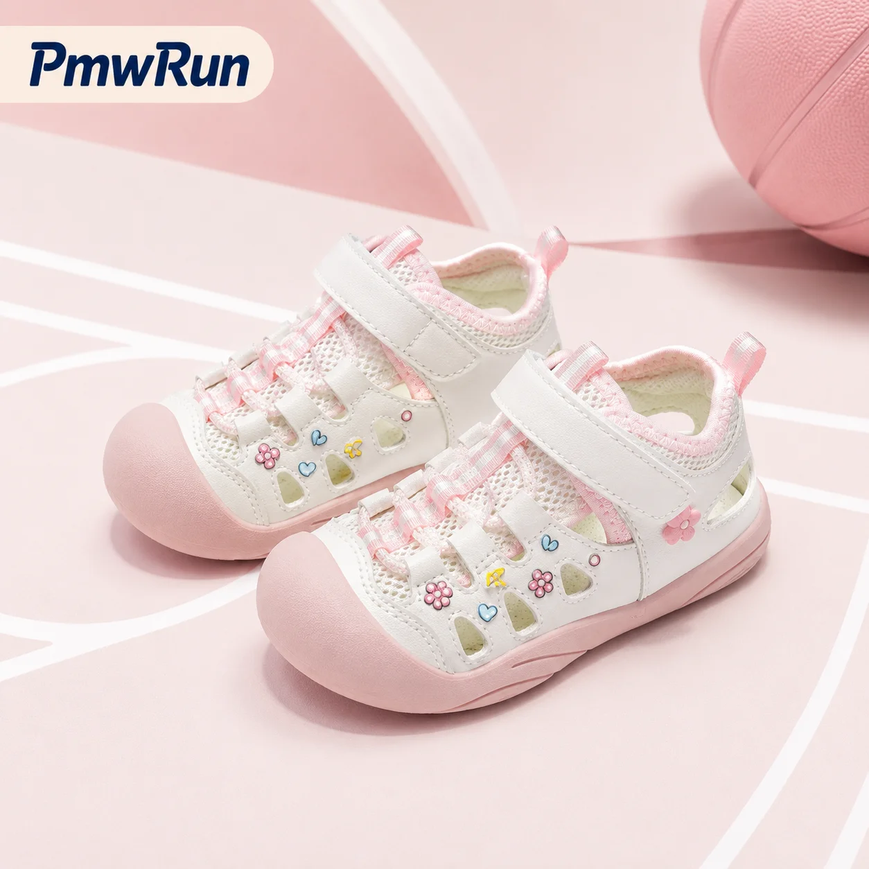 Summer Sport Sandals For Girls Korean Style Hollow Out Breathable Girl's Sandals Anti-slippery Waterproof Children Sandals