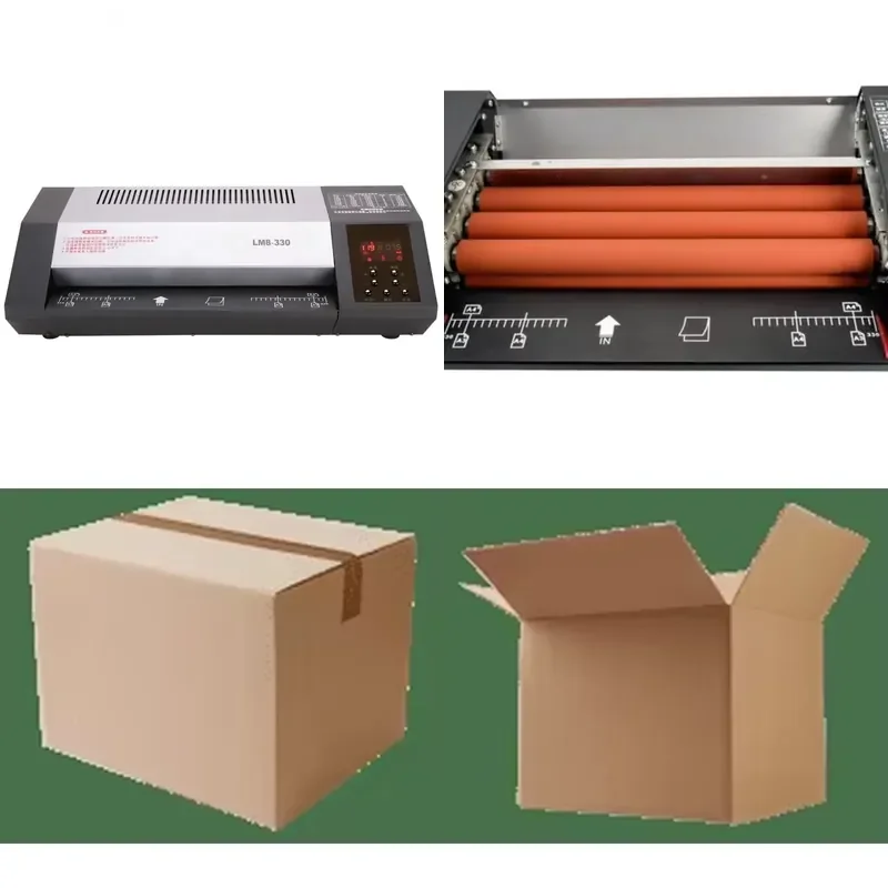 AP01 WD-LM8-330 8 Roller Digital Control Photo Film Laminating Machine for A3 A4