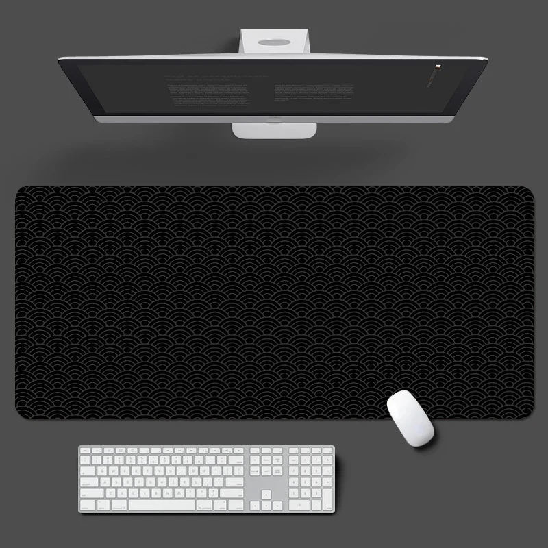 

Office Accessories Creative Anime Mouse Pad Waves Black Mousepad Gamer 900x400 Desk Mat Extended Pc Xxl Mice Keyboards Computer