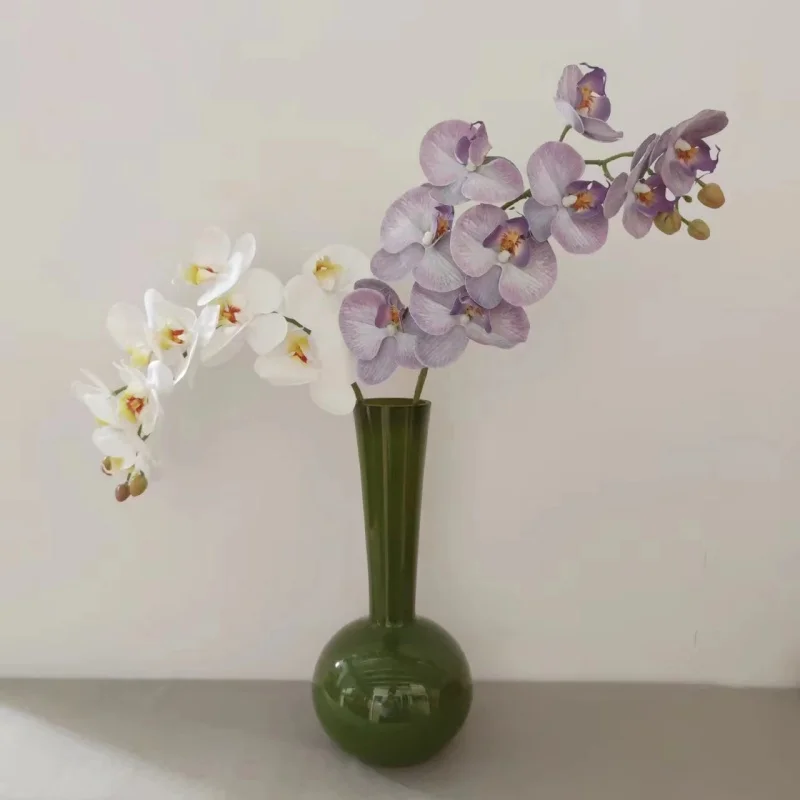 

Artificial Flower Bouquet of 9-Head Phalaenopsis Aphrodite 12/16/20/24pcs for Resturant Table Decor Wedding Venue Birthday Decor