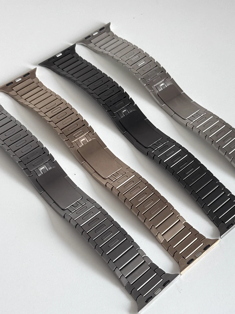 1:1 Gliederarmband für Apple Watch Band 49 mm 46 mm 45 mm 44 mm 40 mm 42 mm Correa Pulseira iWatch Serie 11 10 9 8 7 SE Ultra2 3 Armband