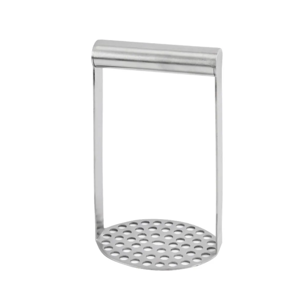 Stainless Steel Potato Masher Horizontal Handle Ergonomic Handle Food Smasher Save Effort Comfortable Grip