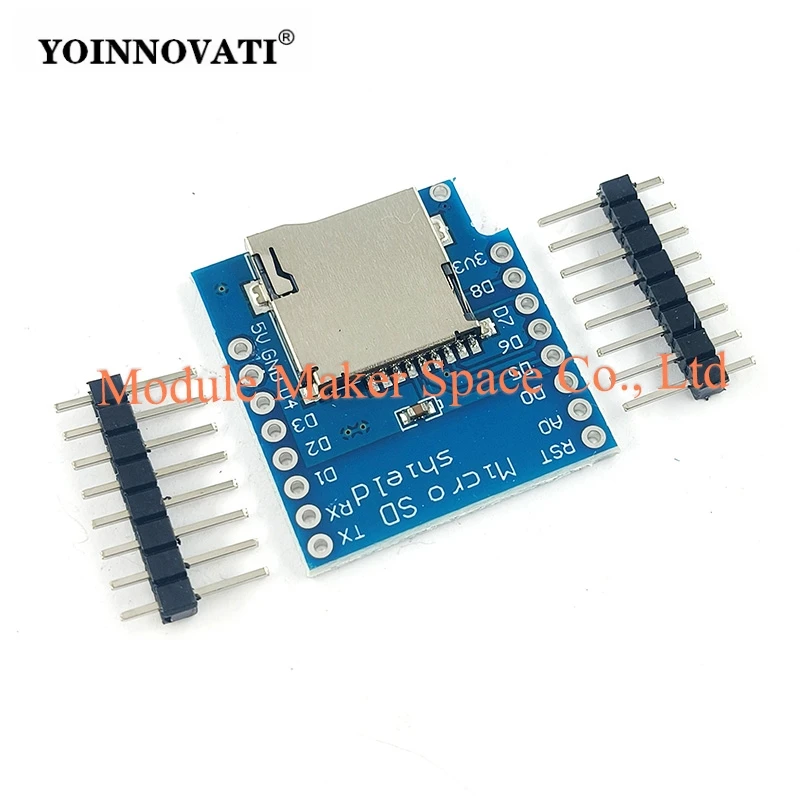 Micro SD Card Shield for WeMos D1 Mini TF WiFi Expansion Board Learning Board Compatible SD Wireless Module Mini TF Card Module