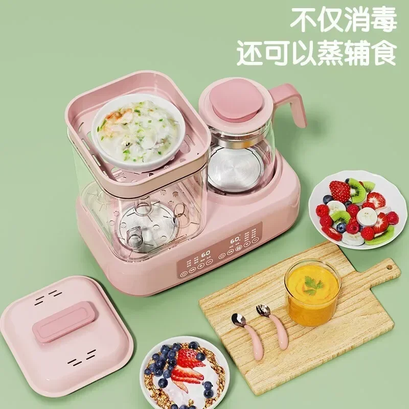 ベビーボトル滅菌器,乾燥,2 in 1,温ミルクヒーター,一定温度,電気ケトル,母乳育児用ミルクミキサー,220v